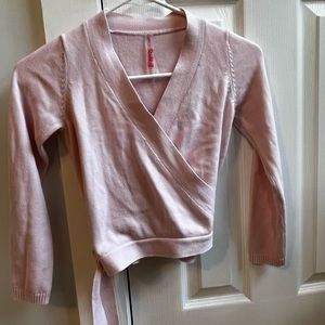 Bloch girls size M knit ballet sweater.
